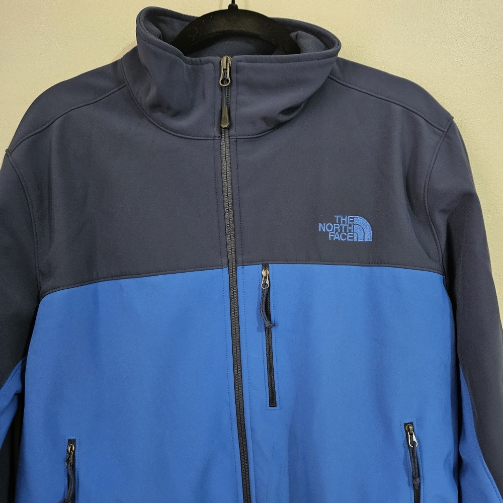 THE NORTH FACE Zip Soft Shell Apex Vionic Jacket Size L - Picture 3 of 12